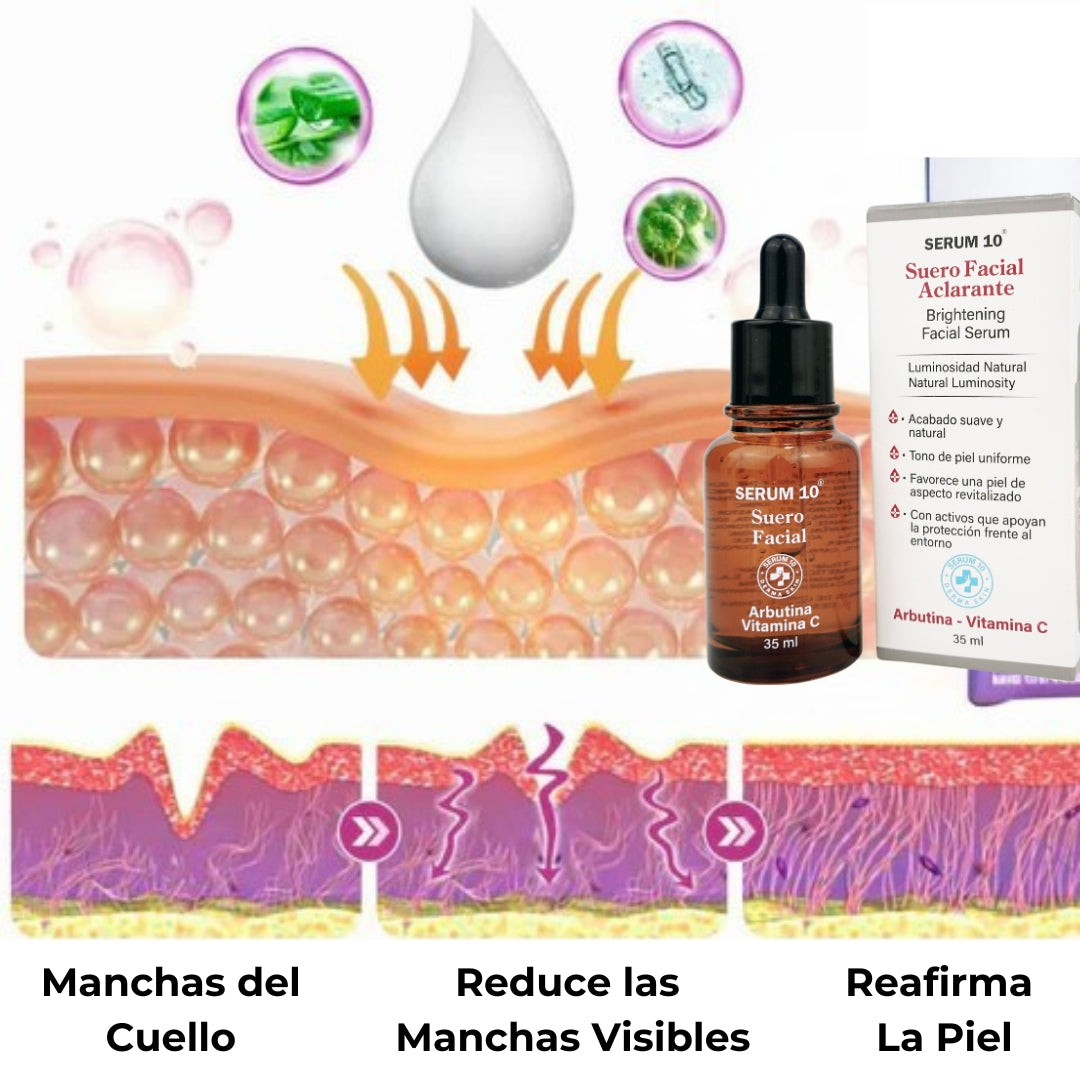Sérum Natural con Arbutina - Piel Uniforme y Sin Complejos en 15 Días