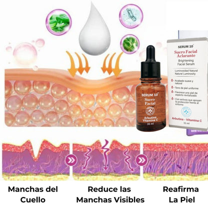 Sérum Natural con Arbutina - Piel Uniforme y Sin Complejos en 15 Días